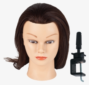 Manikin Head W/clamp And 18" Hair - Girl