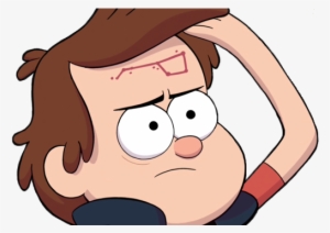 S1e6 Dipper Birthmark Transparent - Gravity Falls Dipper Scar