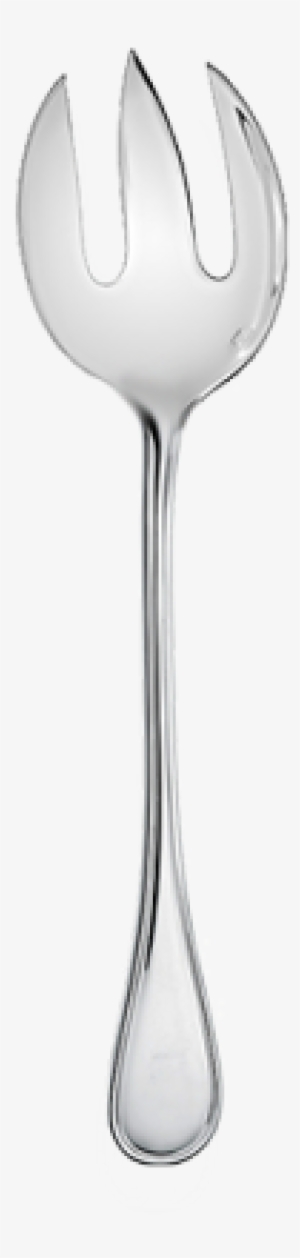Sterling Silver Salad Serving Spoon - Christofle Malmaison Sterling Salad Serving Fork 1448-083
