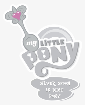 Best Pony, My Little Pony Logo, Safe, Silver Spoon - Heart My Little Pony