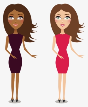 Cartoon Woman Transparent Background