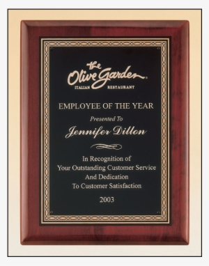 Rosewood Corporate Wall Plaques