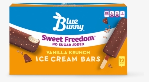 Blue Bunny No Sugar Added Sweet Freedom Vanilla Crunch - Blue Bunny Sweet Freedom