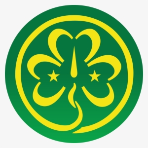 Wikiproject Scouting Trefoil Fade - Girl Guide World Flag