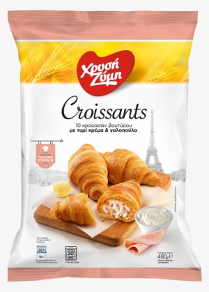 Butter Croissants With Cream Cheese - Χρυση Ζυμη
