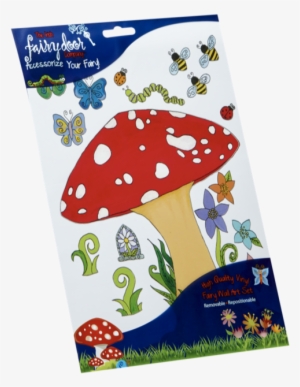 Irish Fairy Toadstool Wall Art Pack - Irish Fairy Door Company Irish Fairy Fun Bundle Pack.