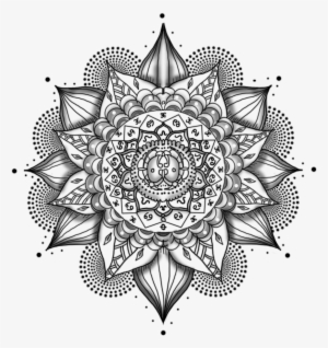 Banner Library Mandala Transparent Black And White - Transparent Mandala Png