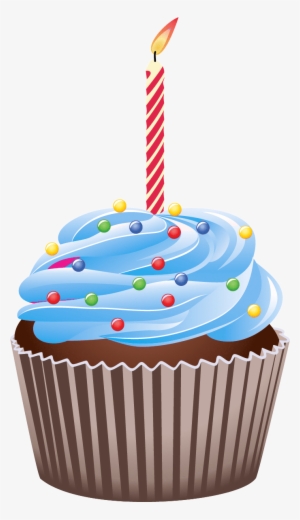 High Resolution Cake - Birthday Cupcake Png