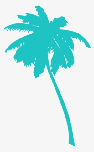 Palm Tree Blue Png