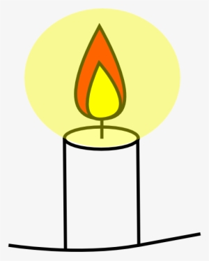 Melting Candle Clipart Candle Flame - Clip Art Candle