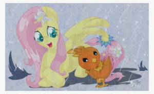 Fluttershy Mammal Yellow Vertebrate Art Cartoon Mythical - Cartoon