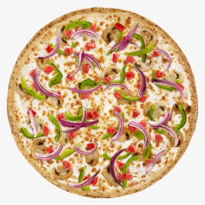 Vegetarian Pizza - Vegetarian Pizza Top View
