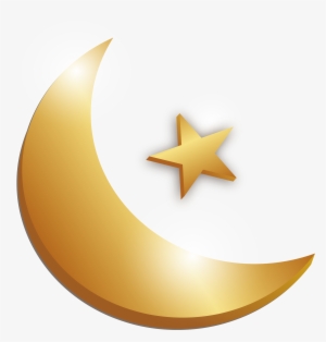 Golden Star Transprent Png Free Download - Golden Moon Png - 2810x2943 ...