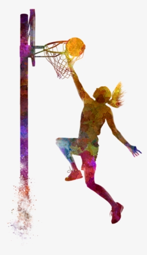 Click And Drag To Re-position The Image, If Desired - Art Watercolor Basketball