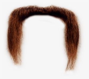 Long Ginger Moustache - Mustache Transparent