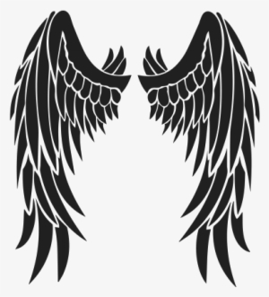Wings-tattoos - Transparent Angel Wing Tattoo