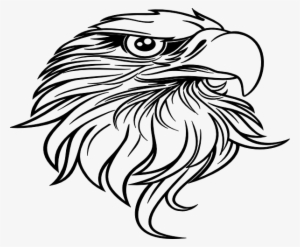 Banner Library Stock Clip Art At Clker - Eagle Head Stencil
