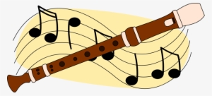 Music Notes Clipart Musical Entertainment - Flute Clipart