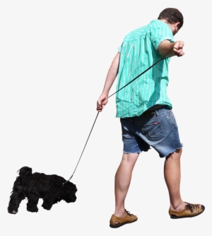 Walking The Dog Png Image - People Walking Png