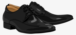 Black Men Shoes Png Clipart - Clip Art Black Shoes
