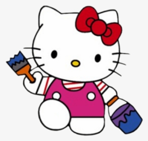 Hello Kitty Painting - Cartoon Characters For Painting