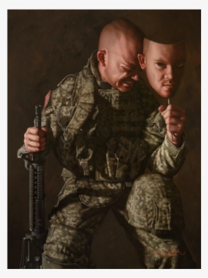 " Facing Ptsd" / © 2015 / Watercolor / 14" X 18" / - Danny Quirk Ptsd