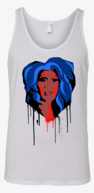 Sharon Cocx Dripping Illustration Tank Top - White Flour Pillsbury Doughboy Nazi Hilarious Funny