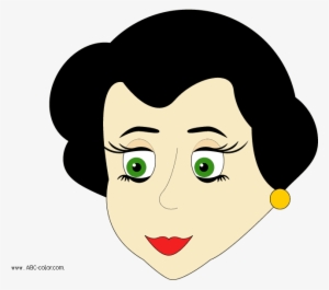 Dama Raster Clipart - Cartoon