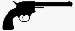 Banner Transparent Download Spray Silhouette At Getdrawings - Revolver Silhouette
