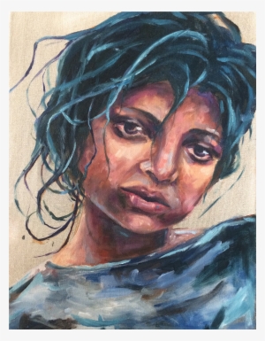 Oil On Canvass 12"x16" - Self-portrait