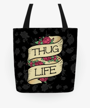 Thug Life Tote - Bitch Please Tote Bag: Funny Tote Bag Y, Sassy, Floral,