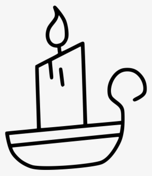 Candle Light Winter New Year Glow Comments - Portable Network Graphics