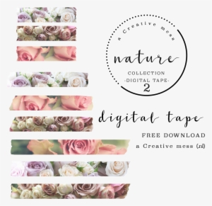 Washi Tape - Printable Washi Tape Nature