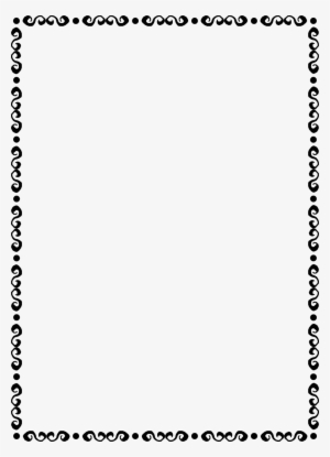 Fancy Border Png - Dot And Dash Border