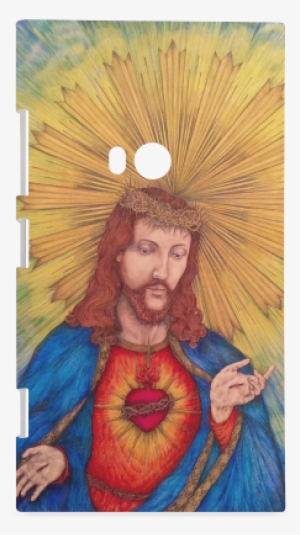 Sacred Heart Of Jesus Christ Drawing Hard Case For - Canvas