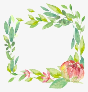 This Backgrounds Is Geometric Leaf Border Transparent - Leaf