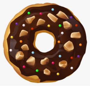 Chocolate Donut Transparent Png Clip Art Image
