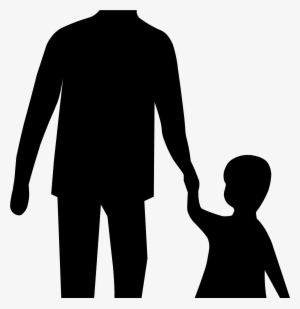 Adult And Child By Liftarn - Adult And Child Silhouette