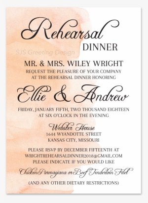 Blush Wedding Rehearsal - Dream Is A Wish Your