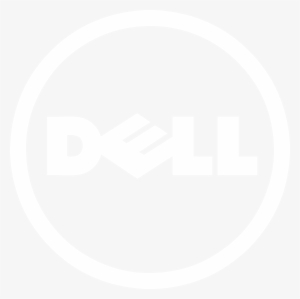 Dell Logo Black And White - Tesla White Logo Png
