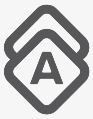 Aa Logo Grey Trans Aa Square Logo Trans - Sign