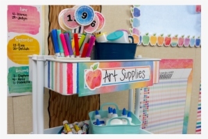 Watercolor Flat Name Plates - Nameplate