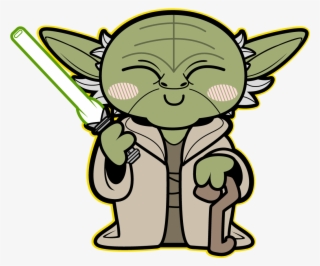 Kawaii Yoda - Caricatura Star Wars Personajes