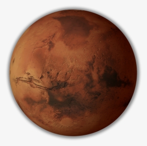 Planet Mars Covered In Green Vines - Planet Mars