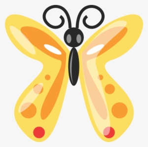Free Graphics Of Butterfly Golden - Butterfly Clipart