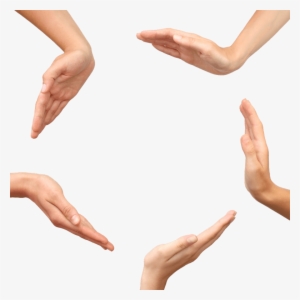 Hands Circle - Hand Png