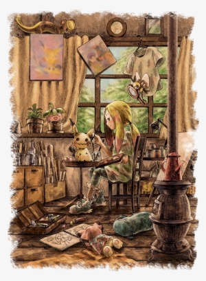 Trainer With Mimikyu Pokemon Alola, Pikachu, Pokemon - Pokémon Sun And Moon