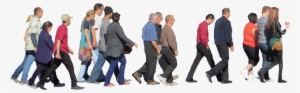 Crowd Of People Walking Photoshop - Crowd Of People Png