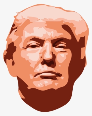 Image Black And White Library Tower Cartoon President - Donald Trump Cartoon Face