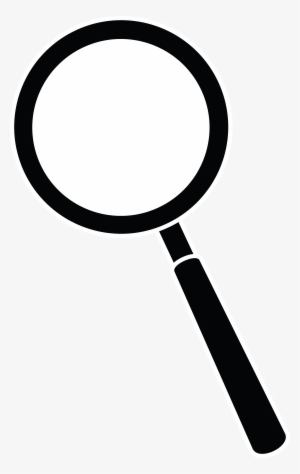Magnifying Glass Silhouette - Smoking Signs To Print